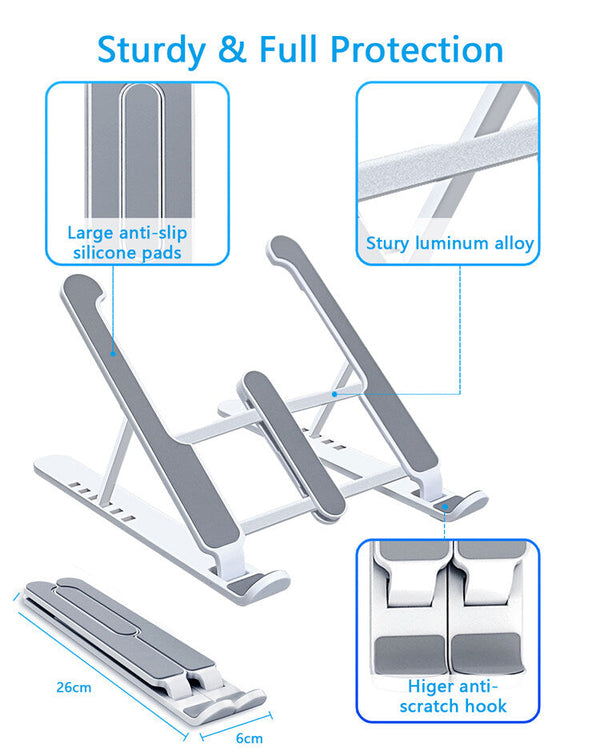 Plastic Foldable & Portal Laptop Stand