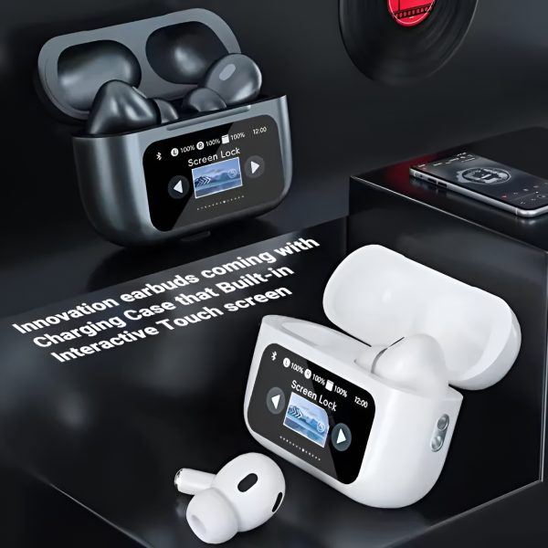 A9 Pro ANC Earbuds with Screen | Bluetooth 5.4