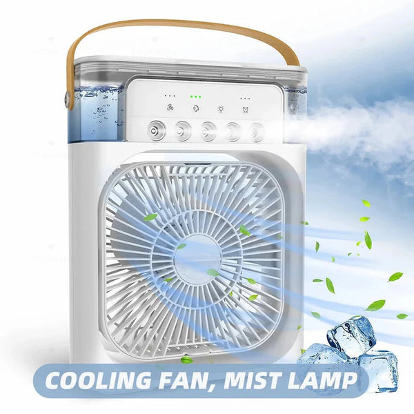 Portable Air Conditioner Fan Usb Electric Fan With Led Night Light