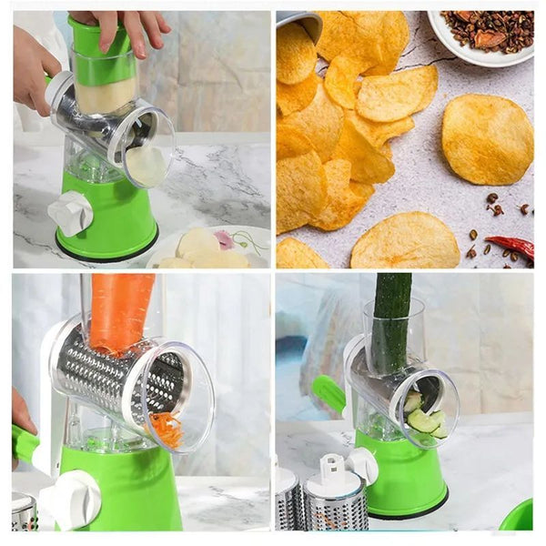 Multi-Functional Tabletop Drum Grater